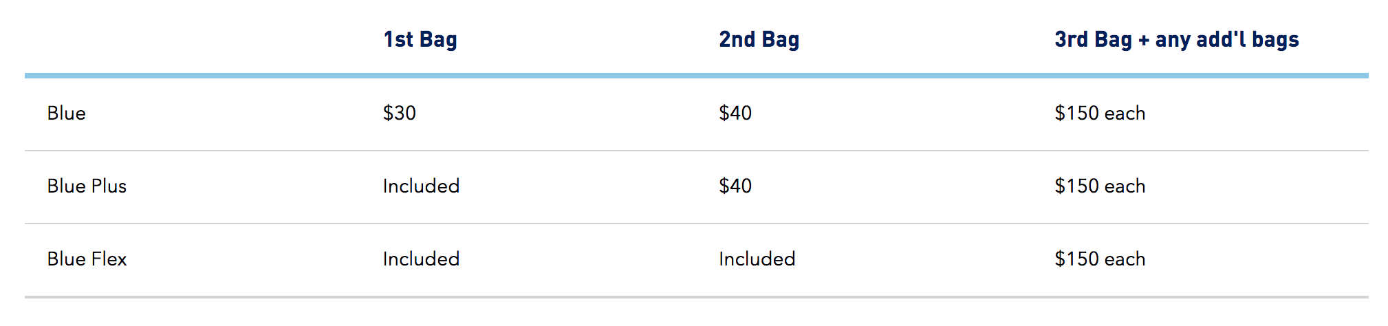 Bag Info Jetblue Decorative