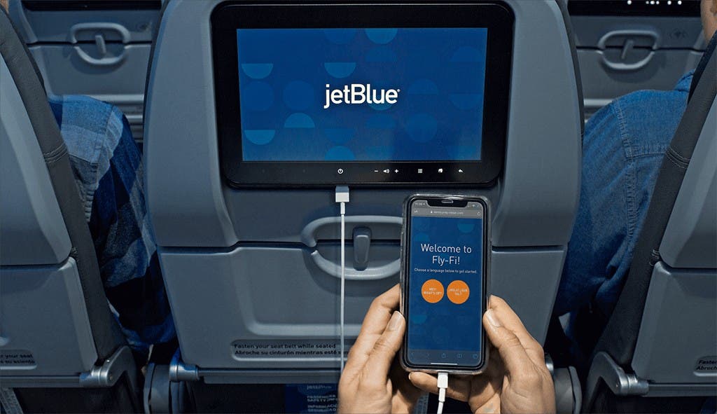 how to connect bluetooth headphones to jetblue tv?